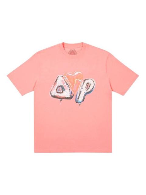 PALACE PALACE Inflator Pink Love Triangle Pattern Short Sleeve Unisex P19TS061