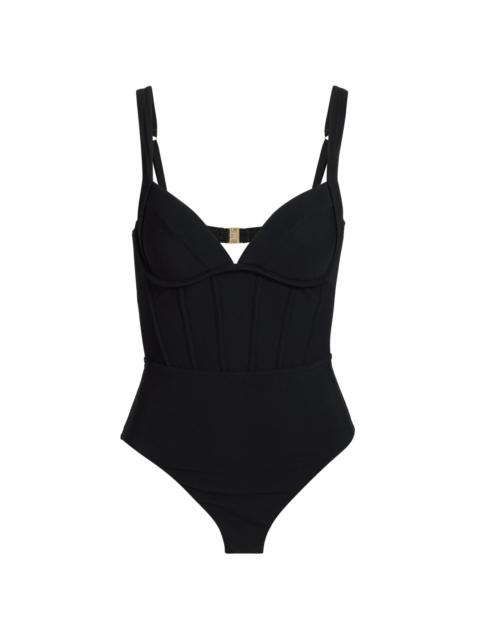 Zimmermann Women's Awaken Corset One-Piece Swimsuit - Black