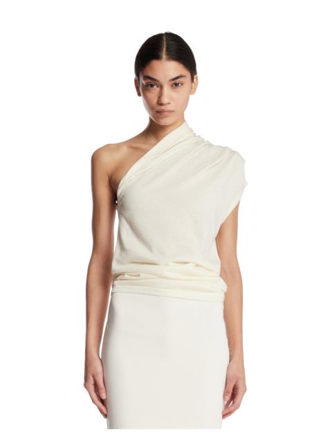 armarium White One-Shoulder Top