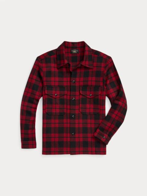 RRL by Ralph Lauren Plaid Wool Twill Overshirt