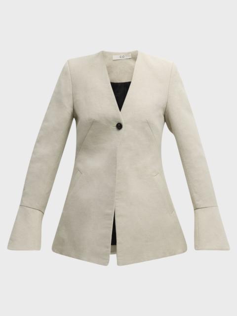CO Flare-Cuff Single-Breasted Jacket
