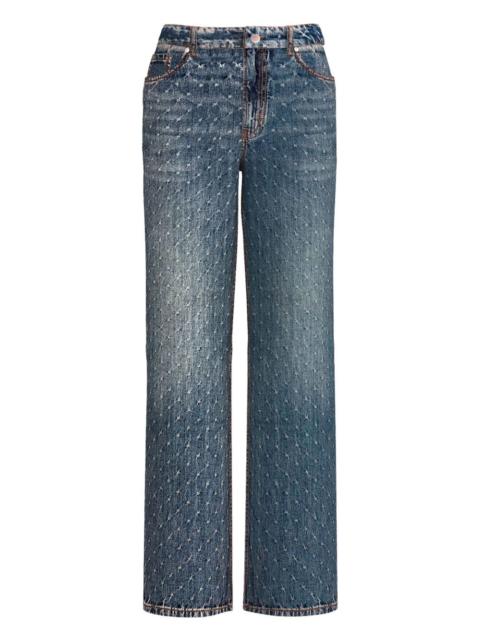 HUGO straight-leg cotton jeans