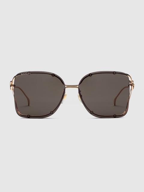 Square frame sunglasses