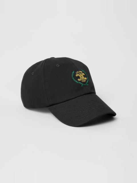 CELINE richelieu cap IN light cotton twill