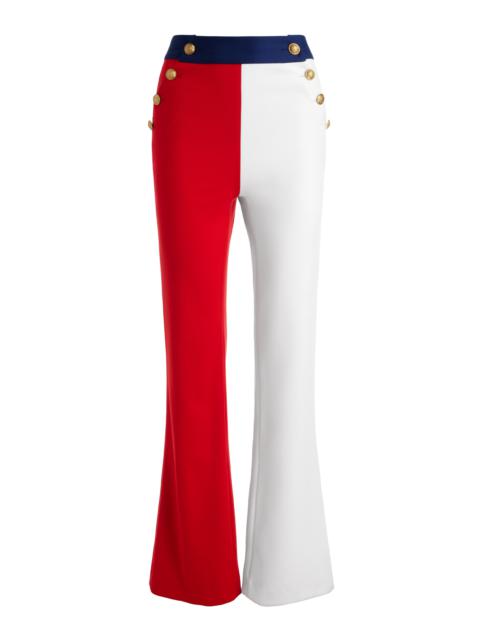 Alice + Olivia NARIN HIGH RISE BUTTON FRONT PANT