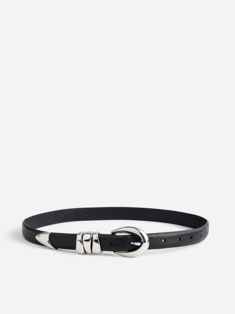 Madewell Triple Metal Keeper Belt