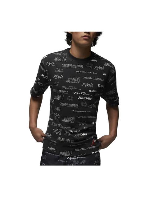 Jordan Air Jordan Full Flight MVP Short Sleeve T-Shirts 'Black' DX9574-045