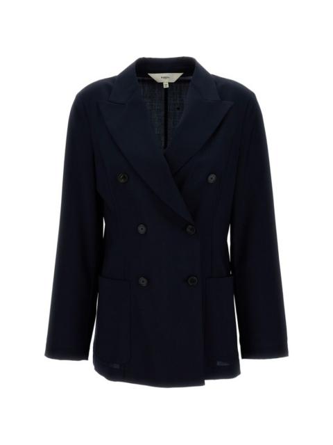BARENA double-breasted patch-pocket blazer