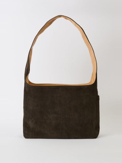 Our Legacy Grande Brick Bag Espresso Brown Suede