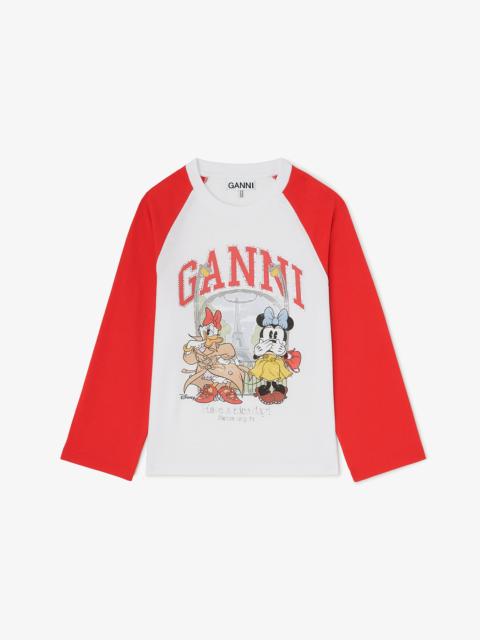 GANNI T-SHIRT WITH MINNIE MOUSE & DAISY DUCK