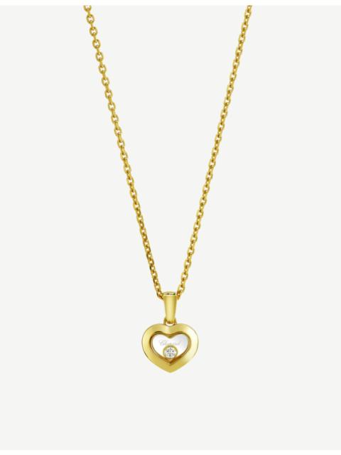 Chopard Happy Diamonds Icons 18ct yellow-gold and diamond pendant