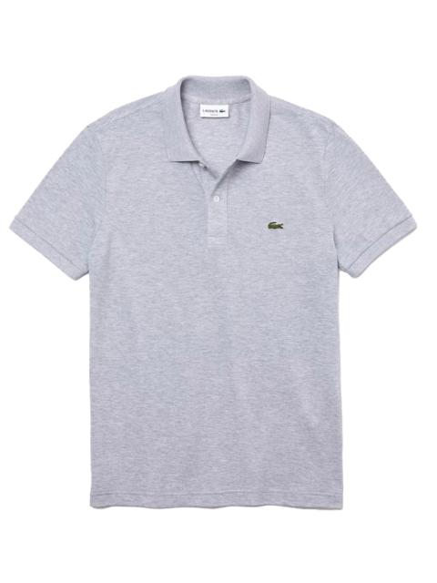 LACOSTE Slim Fit Petit Piqué Polo T-Shirt "Grey Chine" PH4012 CCA