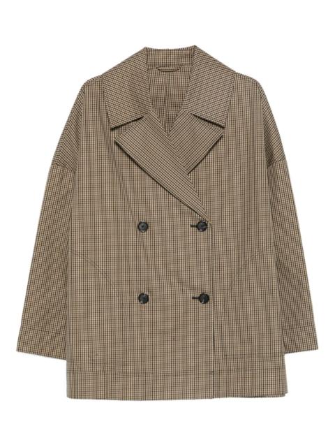 TOTEME double-breasted checked jacket