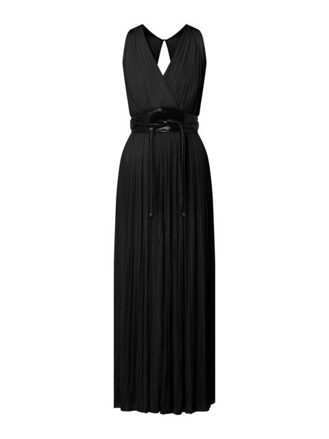 Louis Vuitton Pleated Jersey Long Dress
