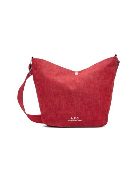 A.P.C. Red Journal Satchel