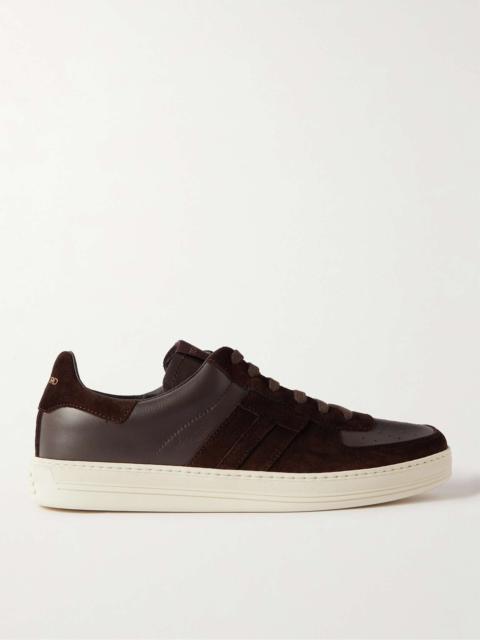TOM FORD Radcliffe Suede and Leather Sneakers
