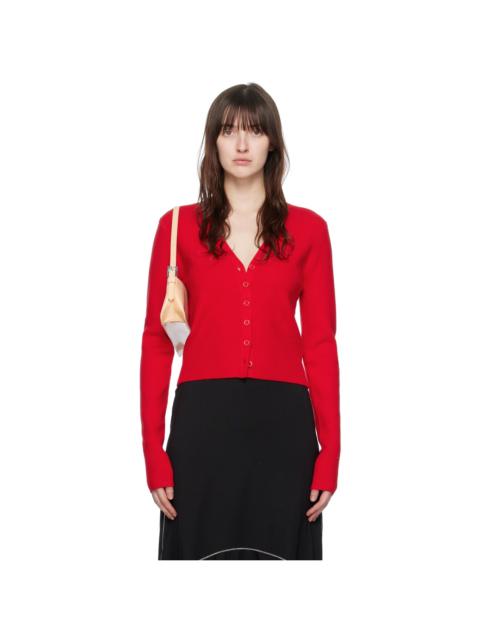 GUIZIO Red Camelie Cardigan