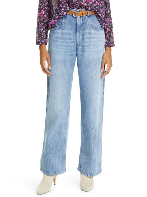 Bymara High Waist Straight Leg Jeans