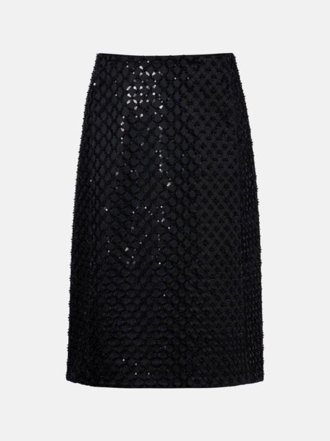 DOROTHEE SCHUMACHER Sparkling Statement sequined midi skirt