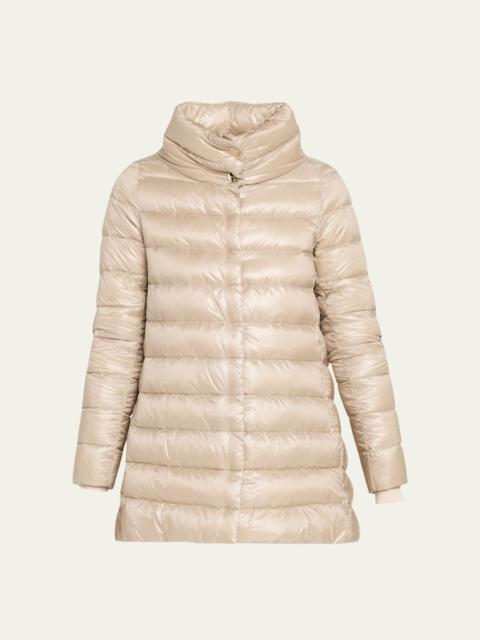 Herno Amelia Ultra-Light A-Line Down Jacket