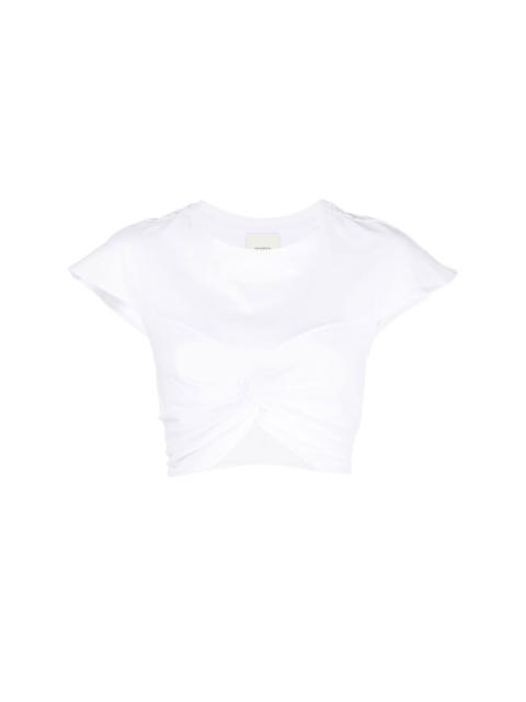 short-sleeve cropped T-shirt