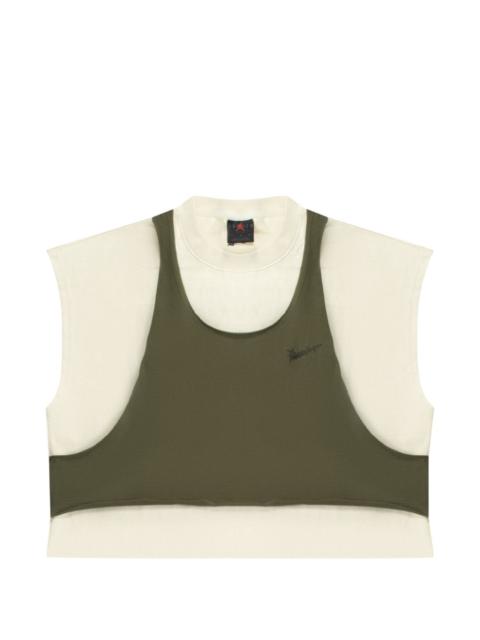 Jordan Teyana Taylor layered T-shirt