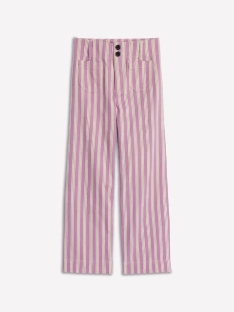 BODEN Primrose Patch Pocket Pants-Lilac Tram Stripe