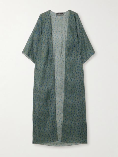 cortana Nina Printed Ramie Jacket