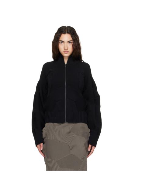 ISSEY MIYAKE Black Kone Kone Jacket