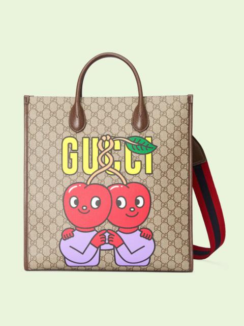 GUCCI Gucci cherry print medium tote