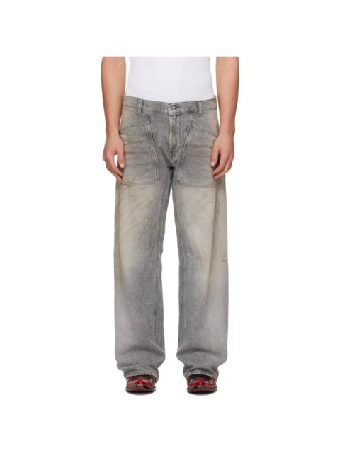 Diesel Gray D-Zeta Jeans