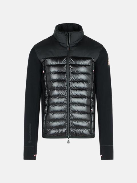 Moncler Grenoble BLACK POLYESTER BLEND PADDED SWEATSHIRT