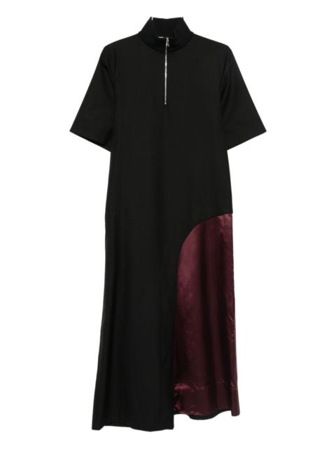 Plan C panelled midi dress