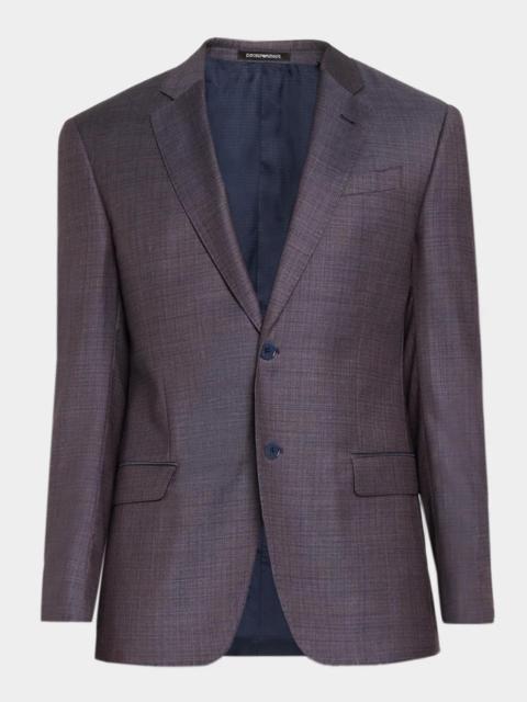 EMPORIO ARMANI Men's Notch Lapel Blazer