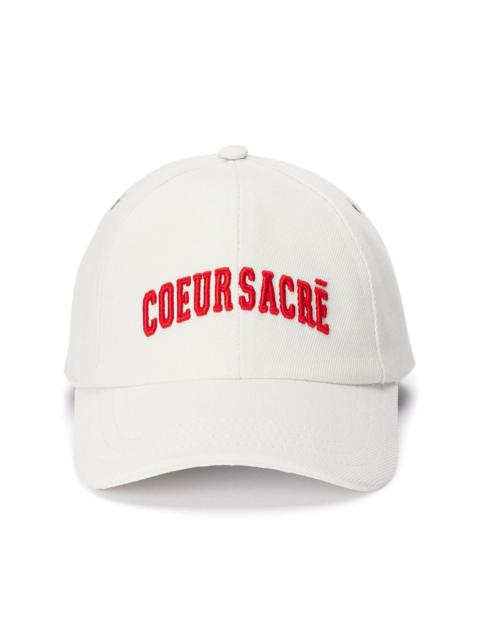Coeur Sacré-embroidered cap