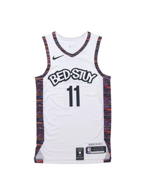 Nike Nike Brooklyn Nets City Limited Kyrie Irving 11 Basketball Jersey Men's White AV4559-102