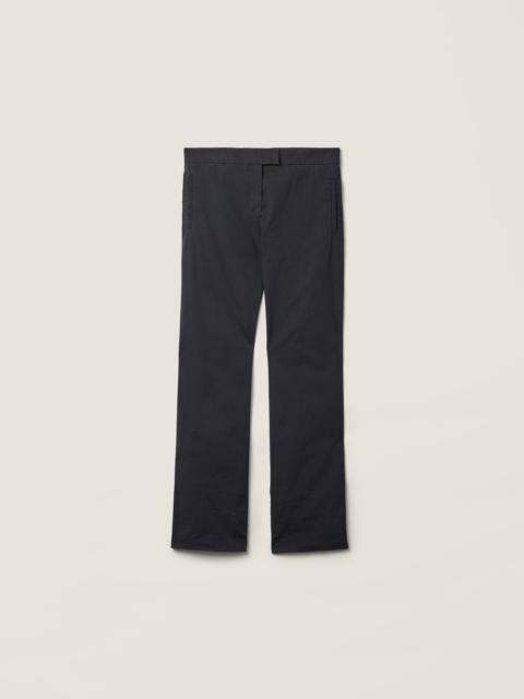 Miu Miu Stretch poplin pants