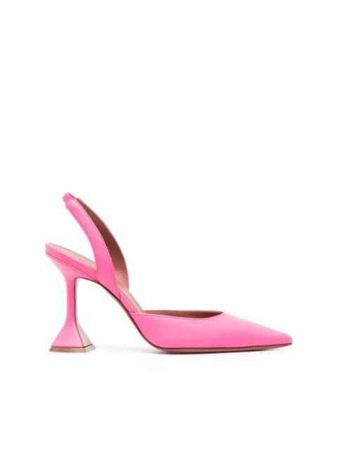 Holli 100mm slingback pumps