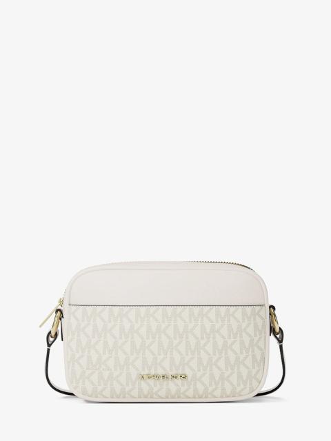 MICHAEL KORS Jet Set Small Signature Logo Camera Crossbody Bag