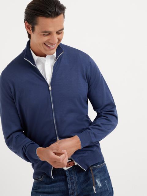 Brunello Cucinelli Virgin wool and cashmere lightweight cardigan