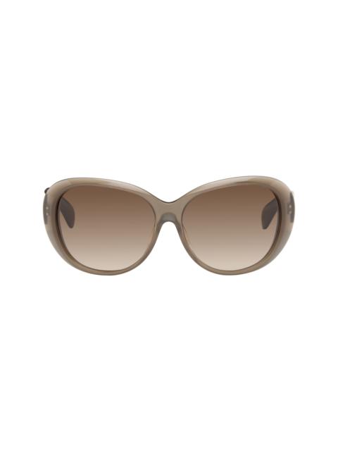 Oliver Peoples Taupe Maridan Sunglasses