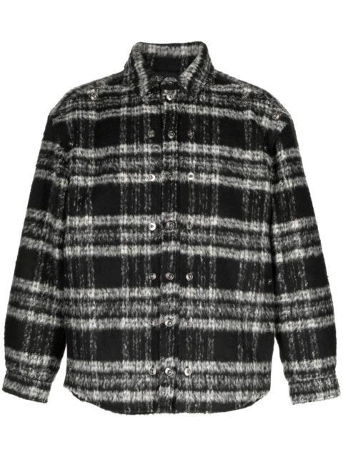 Y/Project textured stripe-pattern shirt jacket