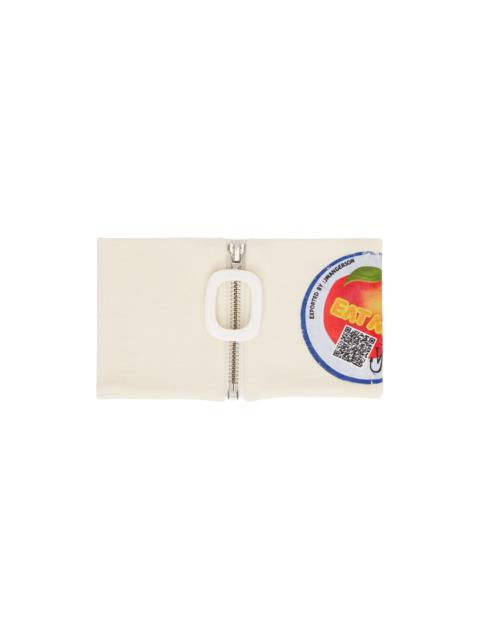 JW Anderson White 'Eat Me' Neckband