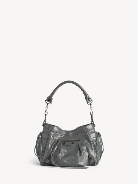 BALENCIAGA Women's Le City Bucket Bag Small in Volcanic Rock