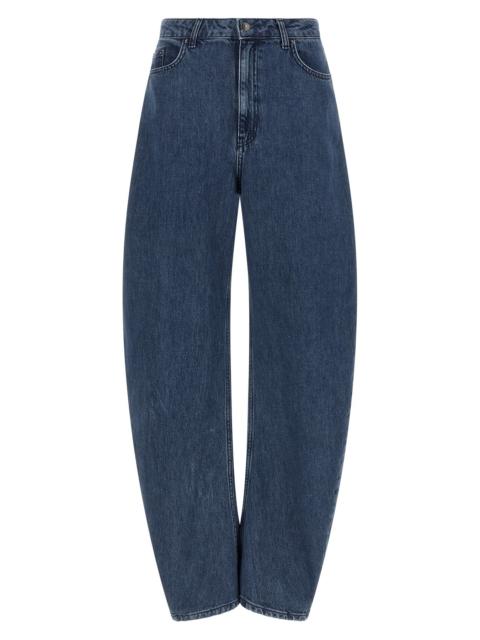 ROTATE 'Draped Barrel Leg' Jeans