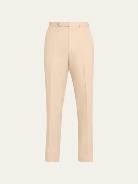 ZEGNA Men's Wool-Linen Trofeo Summer Trousers