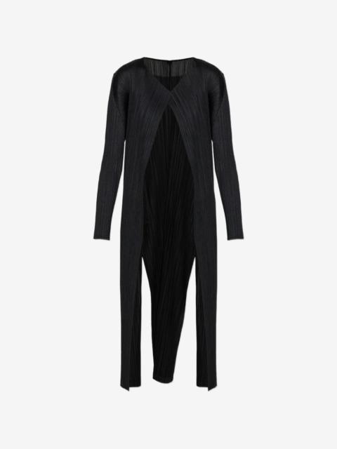 Pleats Please Issey Miyake pleated cardigan