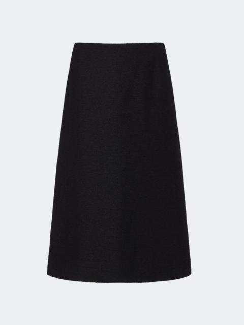 FENDI Wool-blend bouclé midi skirt