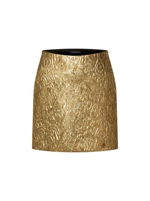 Louis Vuitton Floral Jacquard Mini Skirt