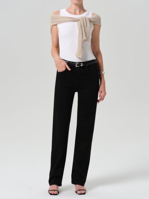 Citizens of Humanity Palma Straight Long Clean Hem In Starless